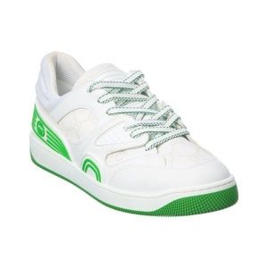 GUCCI Demetra Basket "GG" Canvas Logo Sneakers Size 10.5 (US) NIB #698785